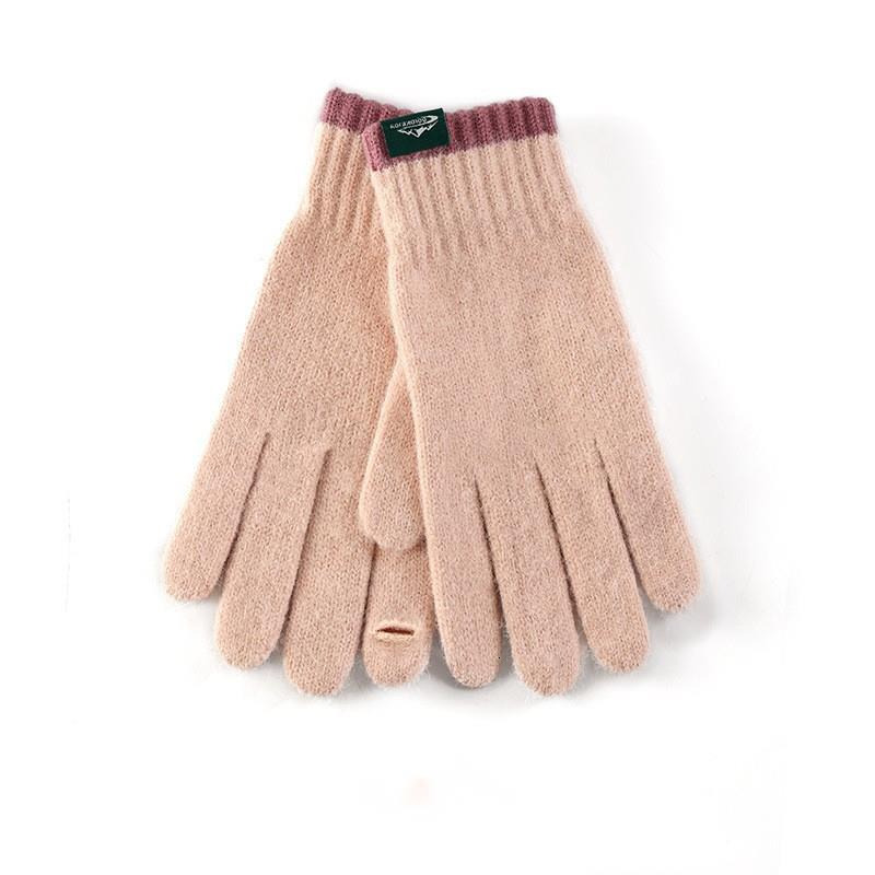 New Winter Wool Knitted Outdoor Windproond Fleece Warm Flip Finger Toucreen Gloves too