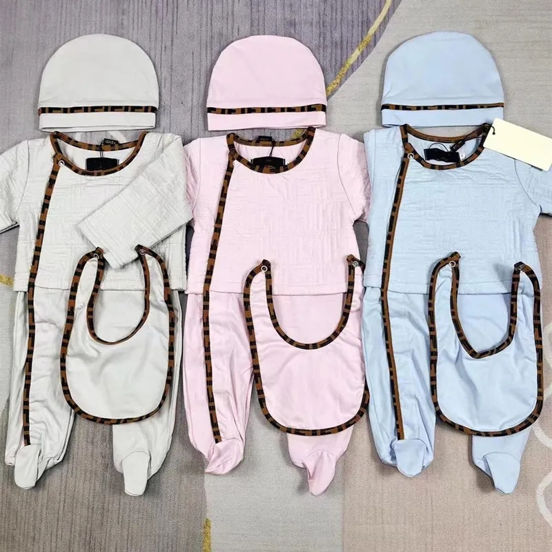 Baby Boys Romper Toddler Kids Lapel Single Breasted Jumpsuits Designer Infant Onesie Newborn Casual clothes