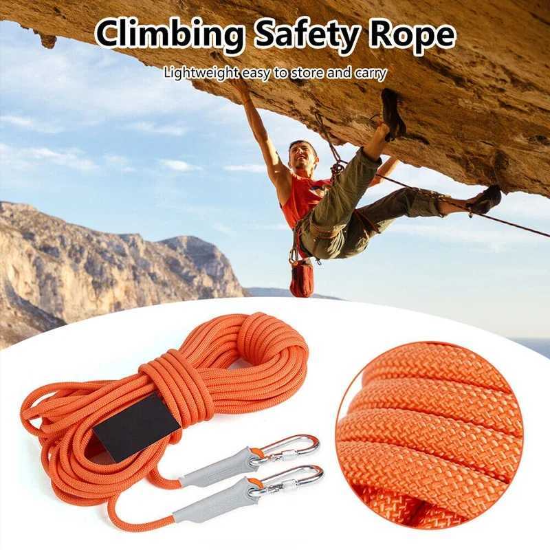 10/12mm Outdoor Climbing Rope 10M/20M Rock Climbing and Inflatable Safety Rope Outdoor Safety Escape Equipment Supplier CL240926