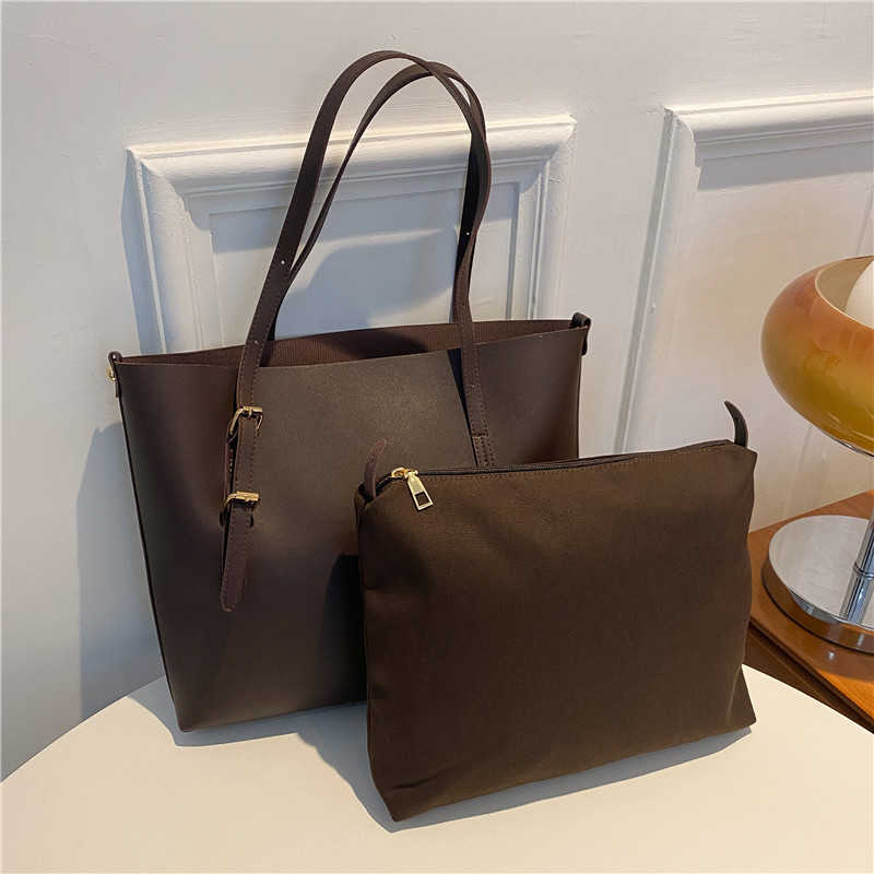 CMM Tote Bag Big Bag Womens New Fashion Net Red Texture Soft Leather Large Capacity Versatile Foreign Handbag Mother Shoulder Bag