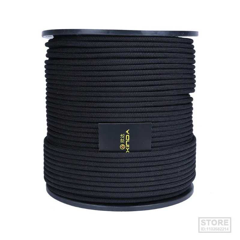 8mm diameter professional climbing rope outdoor hiking Corda high-strength safety rope fireproof umbrella CL240926