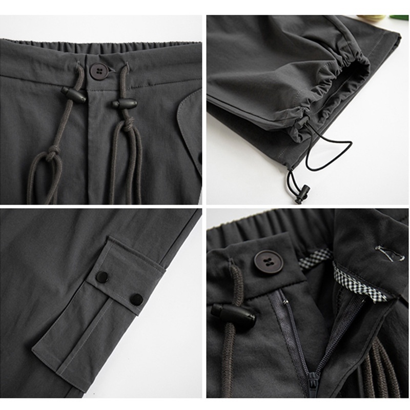 Quick drying workwear for women in the summer of 2024, new short leggings, high waisted wide leg American casual sports pants