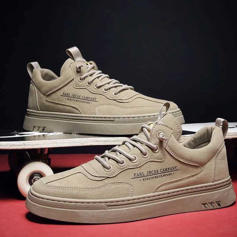 Casual Sneakers Brand Running Walking for Men Outdoor Leather Shoes Comfortable Lace Up Vulcanize Shoe Tenis Mascuo M240