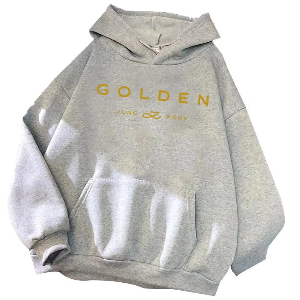 2024 Jung kook Hoodie Loose-fitting Harajuku casual hoodie for men and women 240923