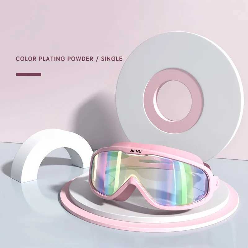 Adult Myopia professional waterproof silicone high-definition swimming eye anti fog UV protection adjustable surfing goggles beach goggles CL240926