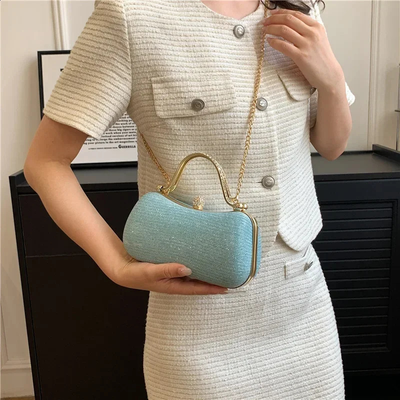 Elegant Crystal Bridal Wedding Clutch Bag Water Diamond Womens Evening Clutch Bag Womens Party Dinner Wallet Crossbody Bag 240923