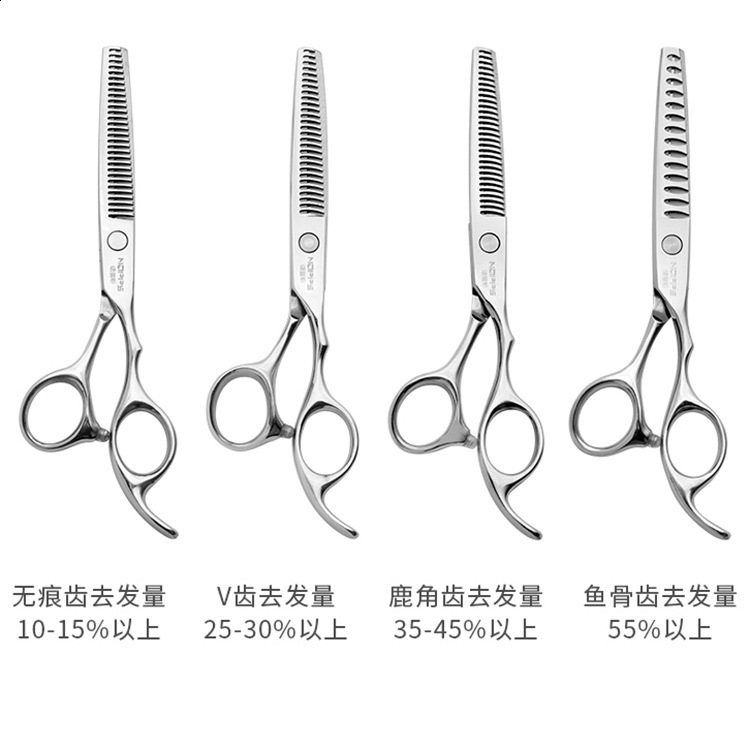 566.577.5 Inch Professional Hairdressing Scissors Japan 440C Hairdreser Barber Shears Set Cutting Thinning Haircut 220317