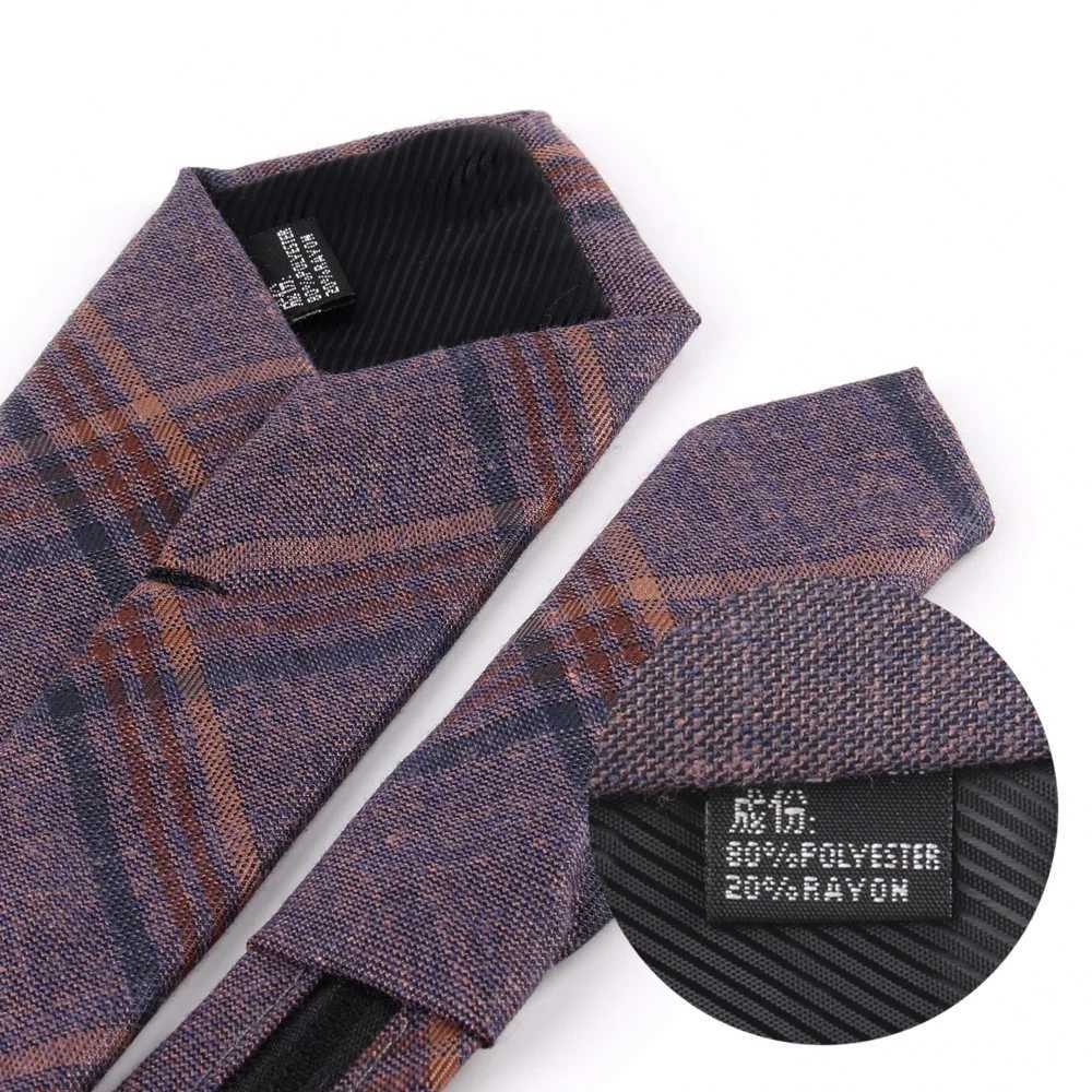 Lazy mens tie casual slim fit tie set ultra-thin plain weave tie used for wedding business zipper Grossman collar Gravata gift Y240925