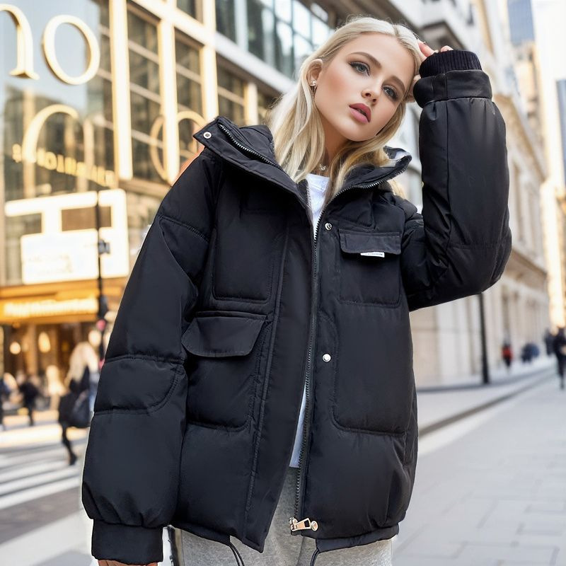 Puffer Jacket Fashion Down Cotton Jacket for Women Short and Short New Winter Jacket Trendy Top Cotton Jacket