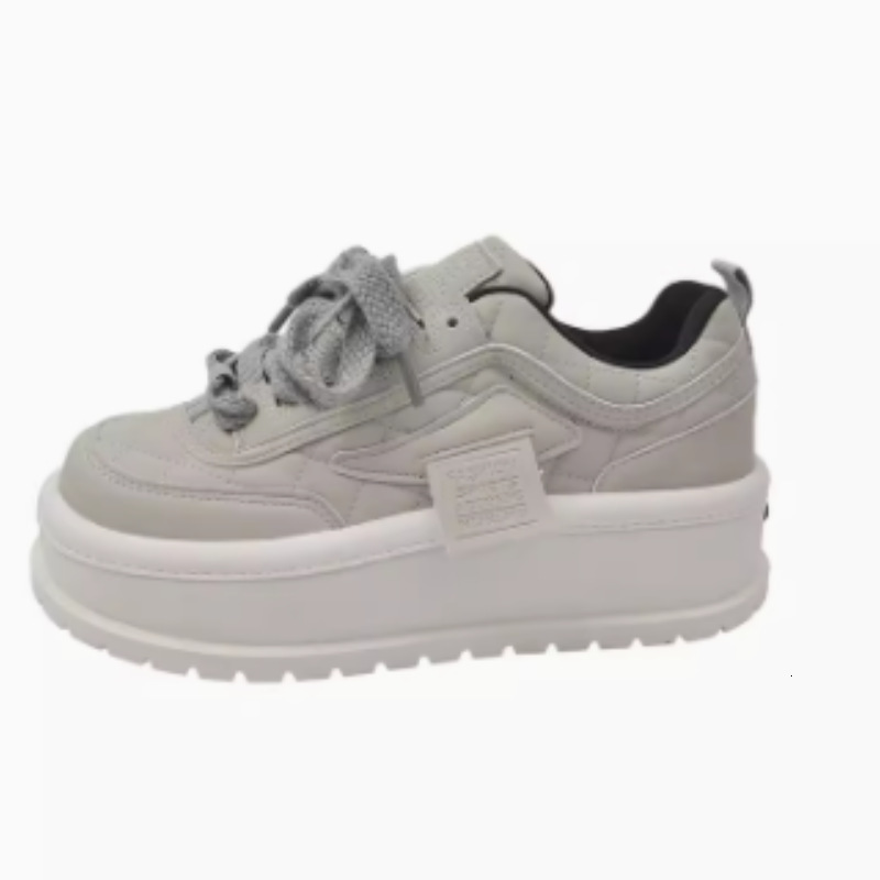 Ddmybear Sponge Cake Thick Sole White For Women, 2024 Spring New Style Versatile Board Shoes, Sports And Casual Instagram Trendy Shoes Chinese Brand S
