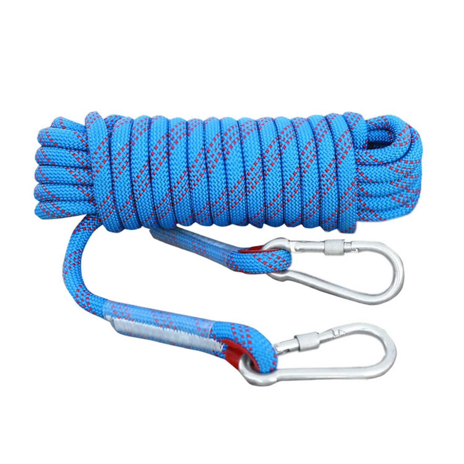 10mm climbing rope 10M/20M/30M outdoor static climbing rope used for firefighting and rescue safety escape tree climbing CL240926