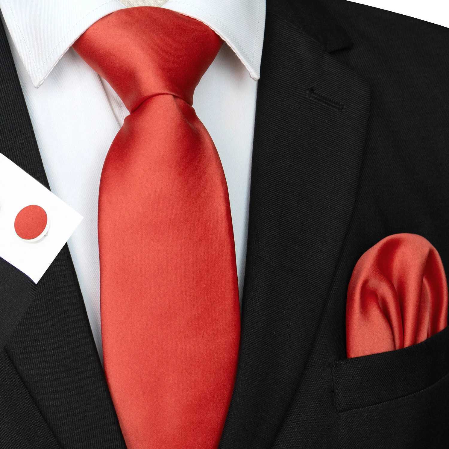30 Style Solid polter Ties for Men Pocket Square Cufflinks Gift Wedding Party Accessories 8cm Necktie Set sin X2504071