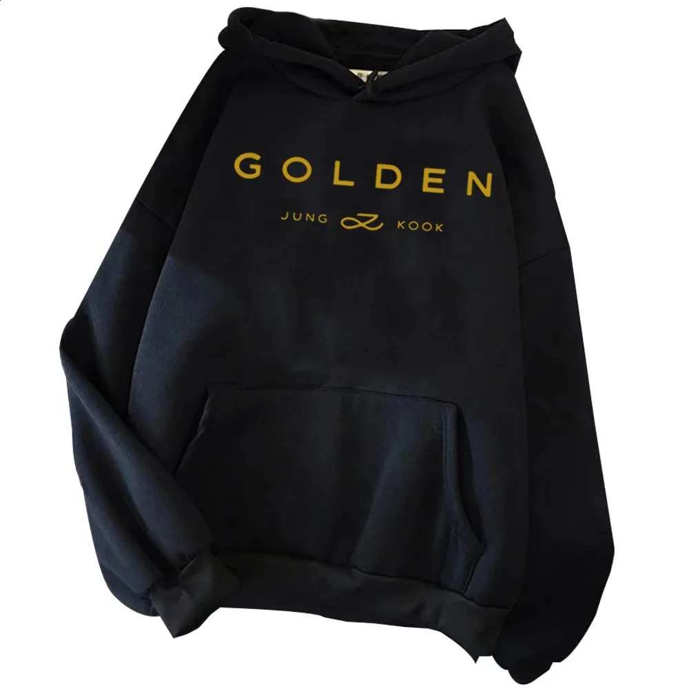 2024 Jung kook Hoodie Loose-fitting Harajuku casual hoodie for men and women 240923