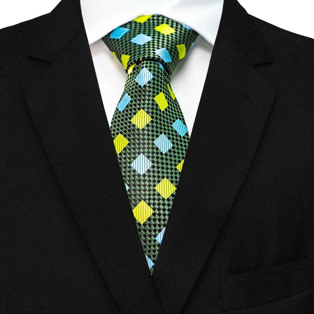 EASTEPIC Mens Plain Tie Jacquard Necklace as a Birthday Gift Wedding Business Set Charming Accessories Y240925