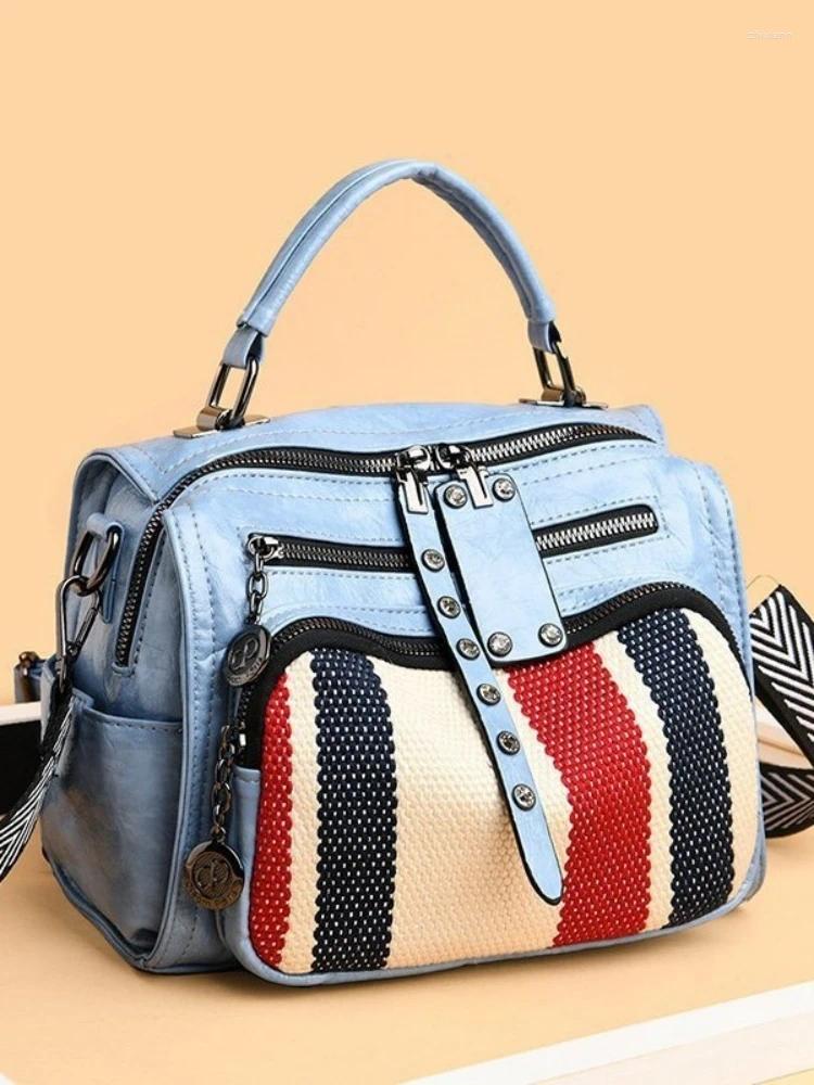 Shoulder Bags CFUN YA Fashion Backpack For Women Multi-Pockets Teen Girls Crossbody Bag Female Handbag Travel Bagpack 2024 d823 4