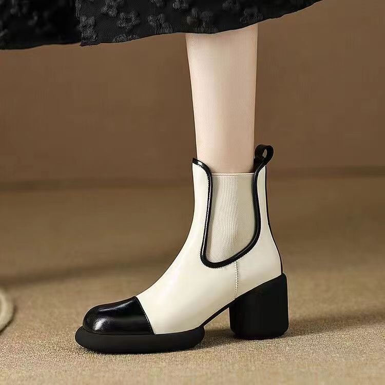 Winter Trendy Comfort High Heel Boots for Women Triple Black Brown | Free Shipping bca2