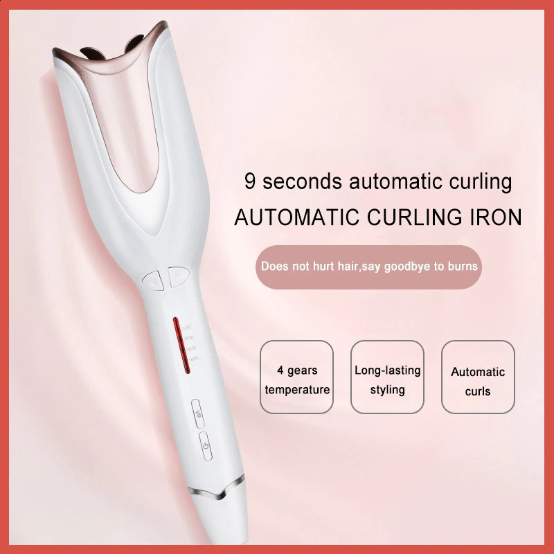 Auto Hair Curling Iron Ceramic Rotating Air Curler Air Spin Wand Styler Curl Machine Magic Hair Curler Automatic Hair Curler 240920