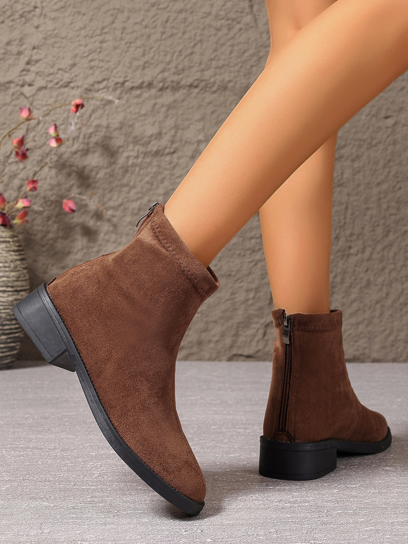 Chic Ladies' Footwear Collection with Ankle and Short Boots