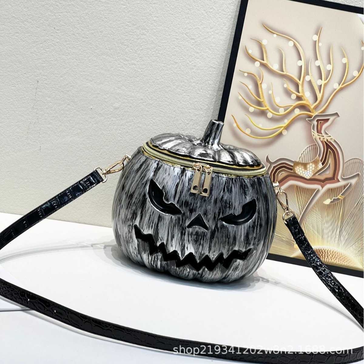 Men's Women's Personality Funny Cute Pumpkin Bag Shoulder Bag Crossbody Bag Halloween 240915