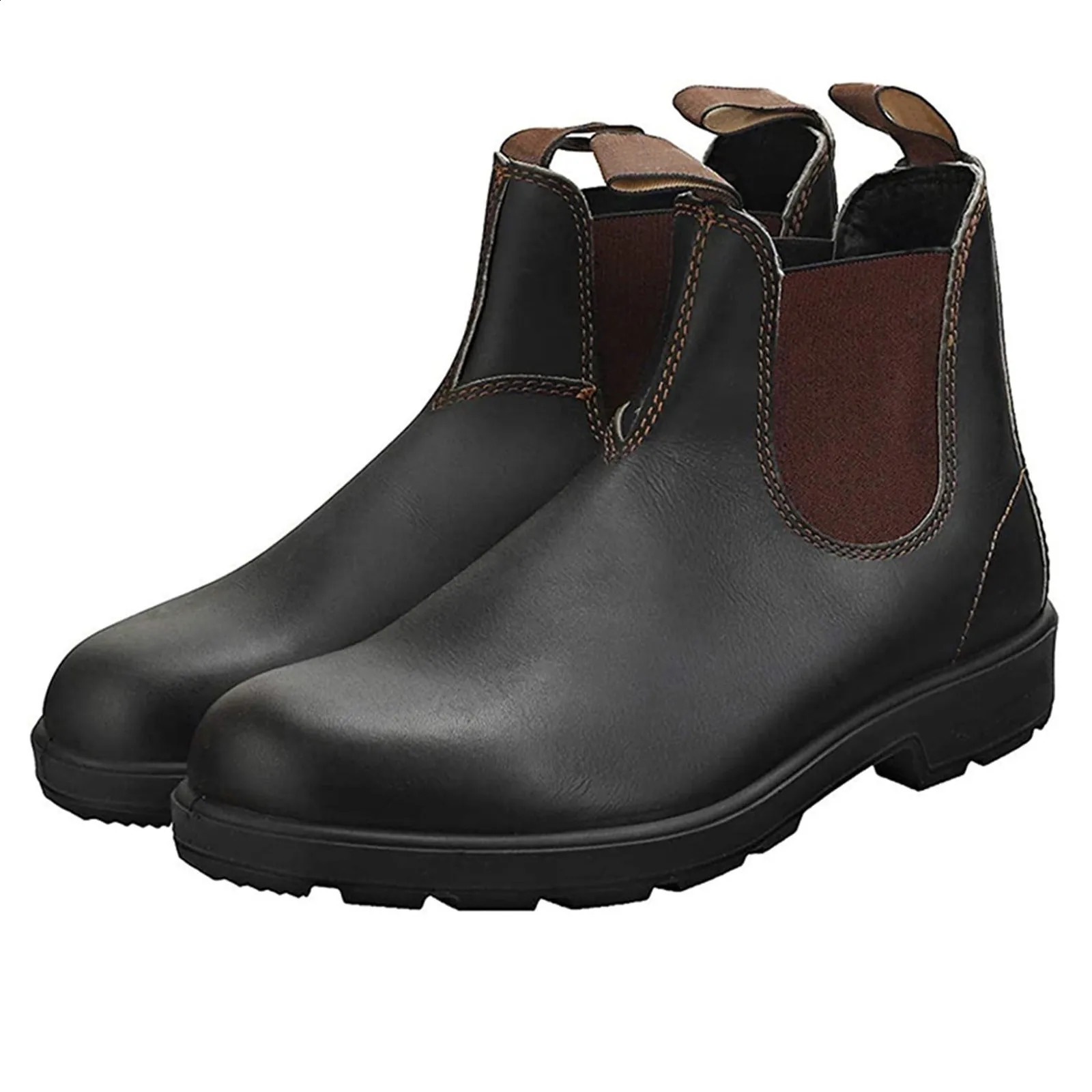 Mens premium boots made of highquality suede leather warm winter ankle mens outdoor work shoes walking 241028