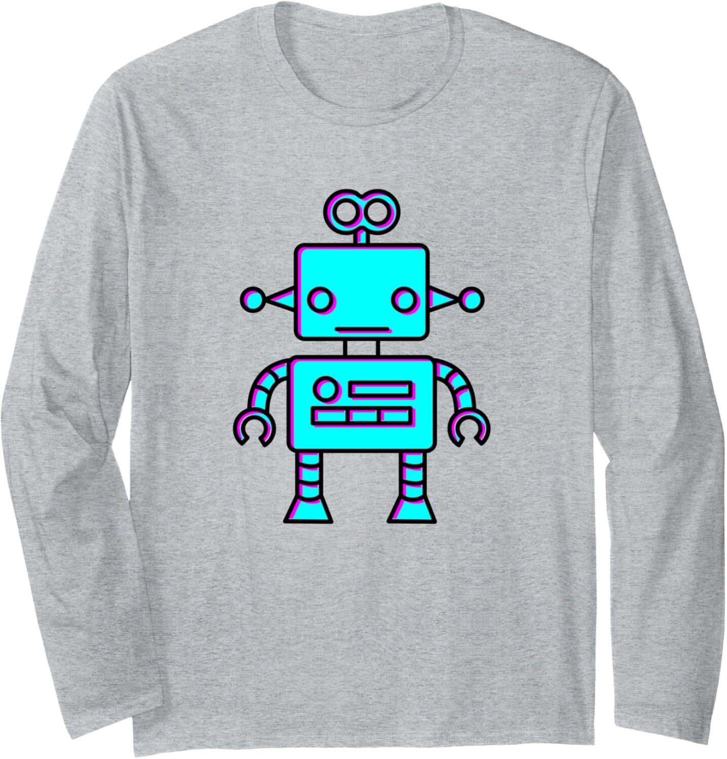 Long Sleeve Shirts for Men sweatshirt Cute Robots Lover Kids Robotic Engineering Science Robo Gift Long Sleeve Streetwear Casual tops clothes