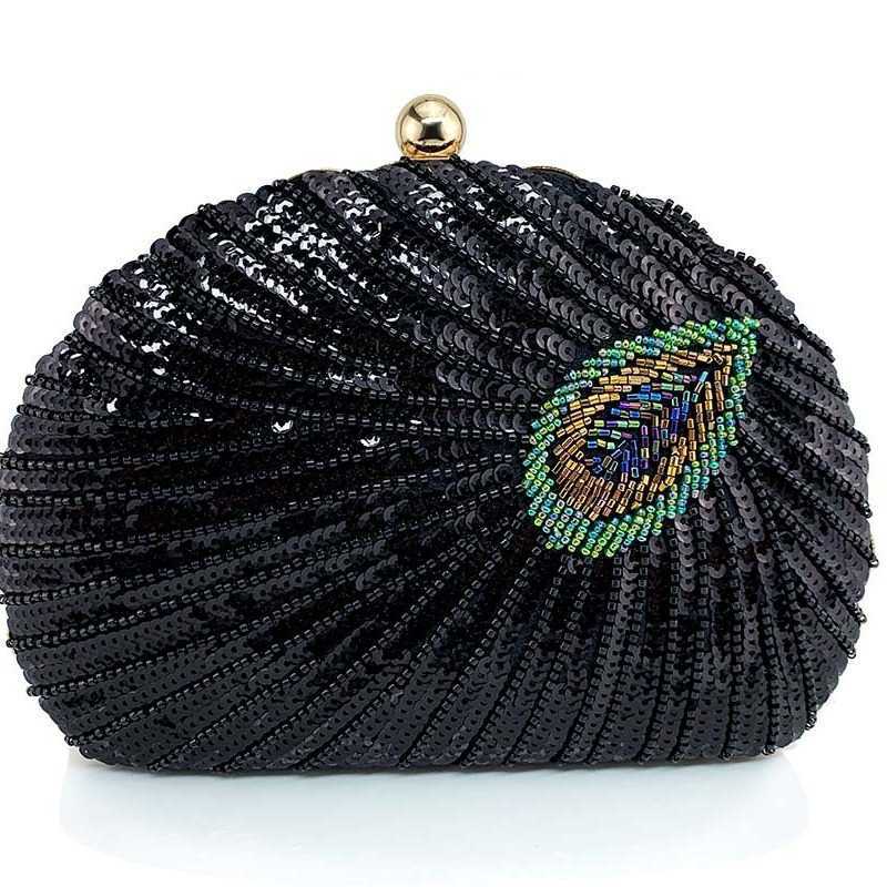 Clutch Bag Heavy Craft Beaded Embroidered Designer Bag Sequin Evening Dress Dinner Bag Cheongsam Slanting Across One Shoulder Handbag 240920