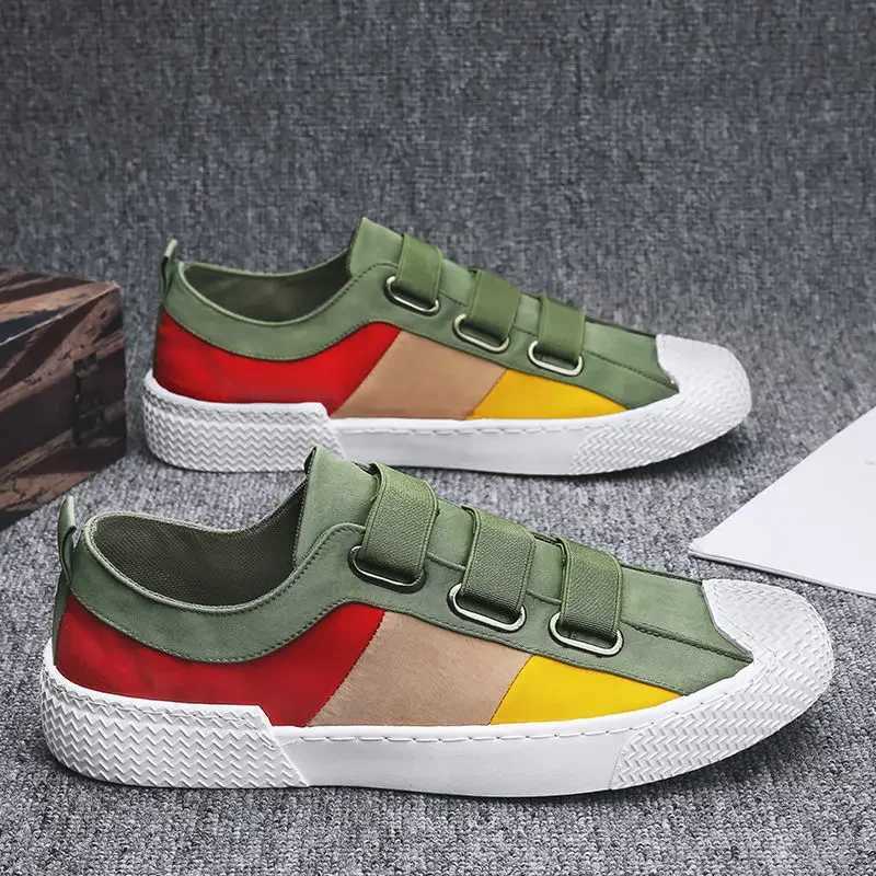 Mens Vulcanized New in Designer Sneakers Breathable Men Loafers Canvas Mocassins Soft Sole Comfortable Casual Shoes Flats M240