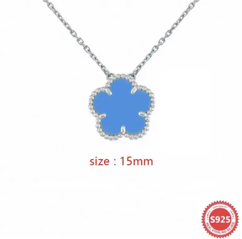 Fashion Classic Charm Necklaces Chain 18K Gold Agate Shell Mother-of-Pearl for Women Charm Chain Wedding Mother Day Jewelry1