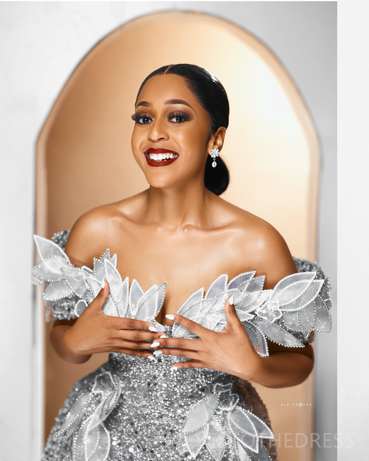 2024 Aso Ebi Silver Cocktail Dresses For Women Short Prom Dresses Mini Dresses Birthday Dresses Off Shoulder Sequined Lace Flora Gala Gowns For Specia