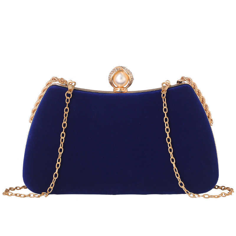 Clutch Bag Minimalist Fashionable Velvet Designer Bag With Diamond Inlay Dress One Shoulder Slanted Cross Hand-held Qipao Bag Banquet Dinner Bag 24092