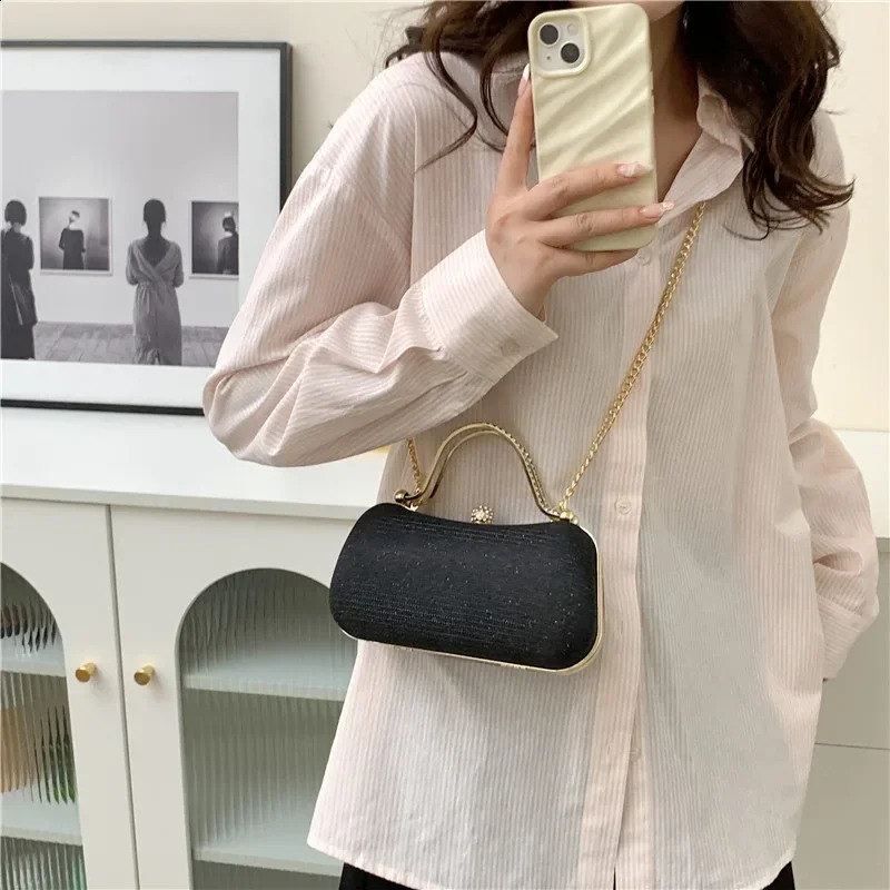 Elegant Crystal Bridal Wedding Clutch Bag Water Diamond Womens Evening Clutch Bag Womens Party Dinner Wallet Crossbody Bag 240923