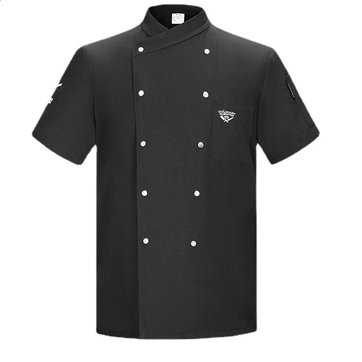 Male and female chef uniforms catering restaurant chef jackets cooking workwear coffee shop waiter uniforms 240926