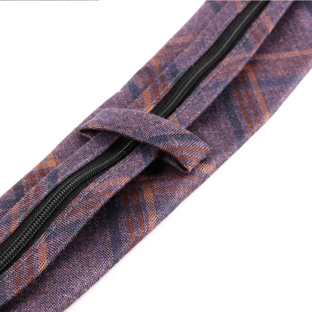 Lazy mens tie casual slim fit tie set ultra-thin plain weave tie used for wedding business zipper Grossman collar Gravata gift Y240925