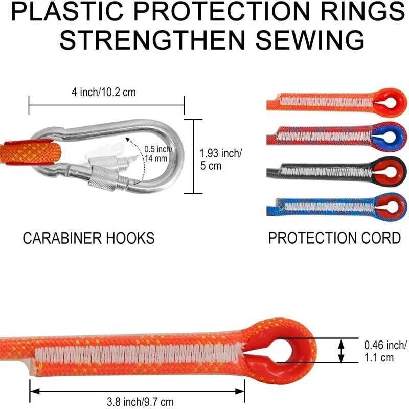 10m 20m 10/12mm diameter high-strength rope safe climbing rope hiking accessories camping equipment survival and escape tools CL240926