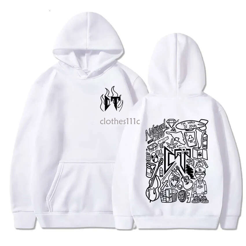 Natanael Cano Corridors Rapper Men And Women Hooded Sweatshirts Retro Sweaters