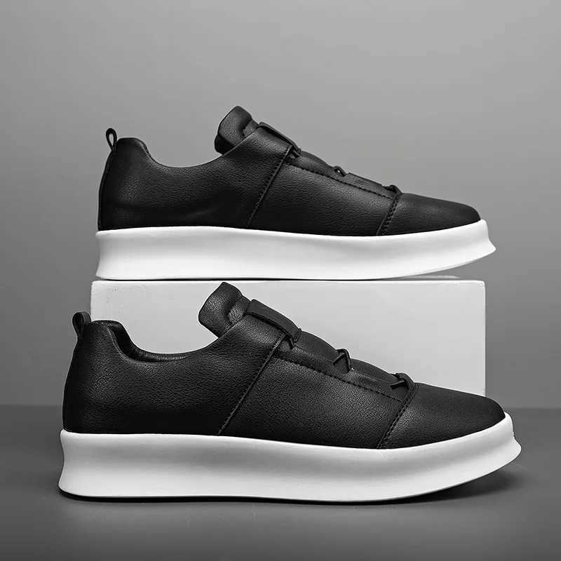 Mens Shoes Luxury Brand Leather Casual Shoes High Quality Walking Sneakers New Fashion Italian Handmade Designer Sport Shoes M240925