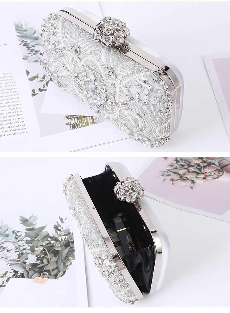 Clutch Bag New Womens Dinner Bag Wind Diamond Banquet Bag Designer Bag Evening Dress Hand-held Evening Bag 240920