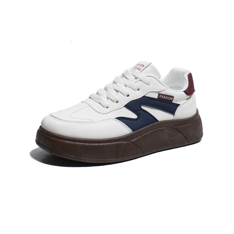 White Shoes for Women 2024 New Autumn Student Korean Edition Versatile Casual Ins Trendy Shoes Thick soled Fashion Board Shoes T02