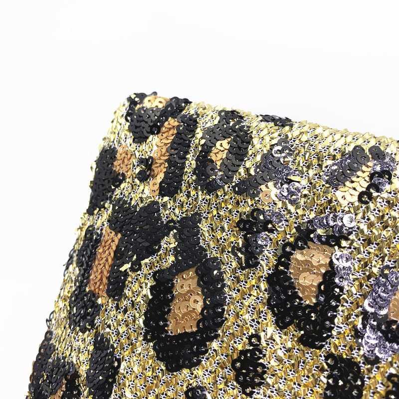 Clutch Bag Wind Bead Dress Evening Bag Hand Designer Bag Leopard Pattern Dinner Bag Temperament Bride Bao Lady Bag 240920