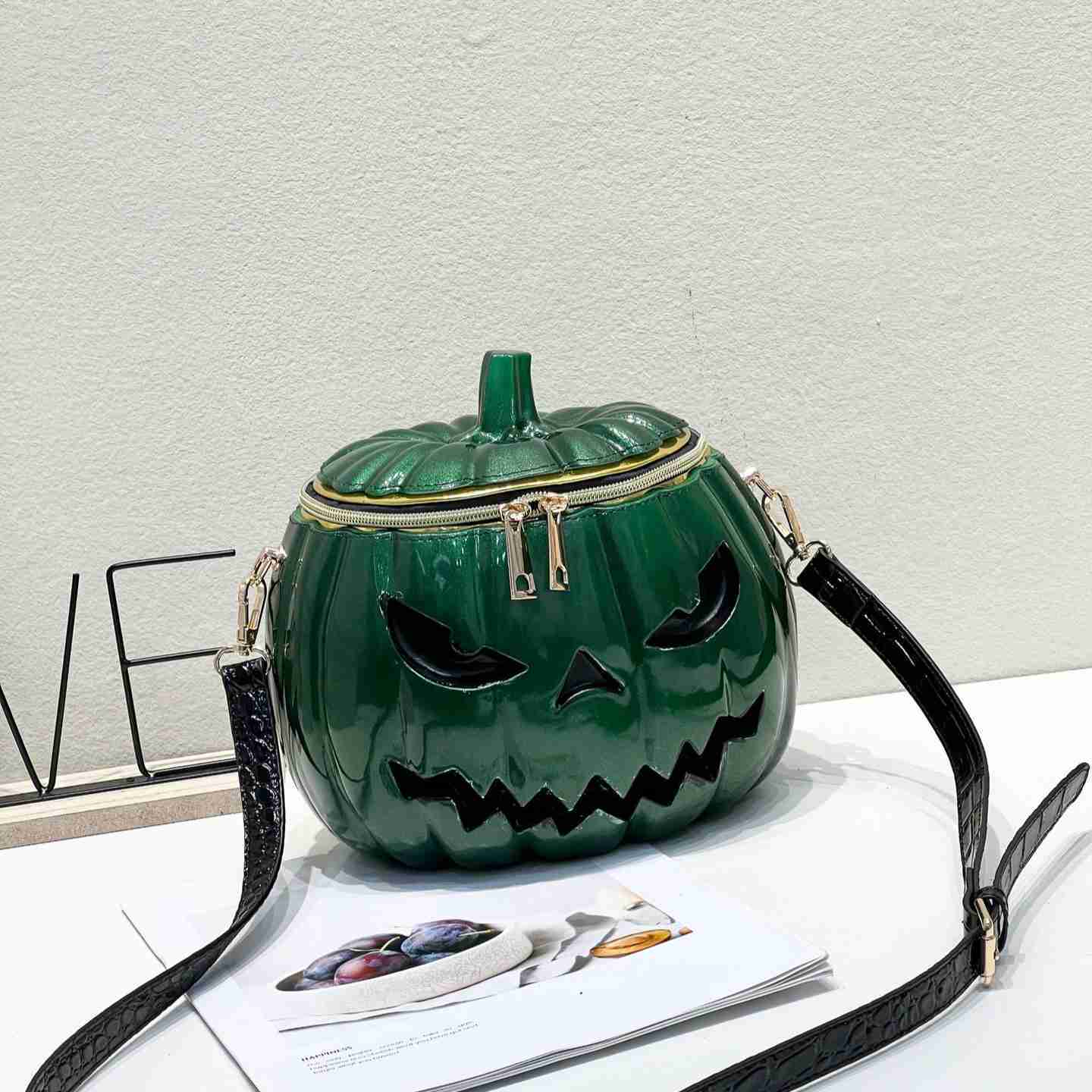 Men's Women's Personality Funny Cute Pumpkin Bag Shoulder Bag Crossbody Bag Halloween 240915