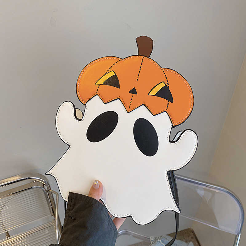 Halloween prank small bag autumn item ghost funny shoulder bag pumpkin monster crossbody bag 240915