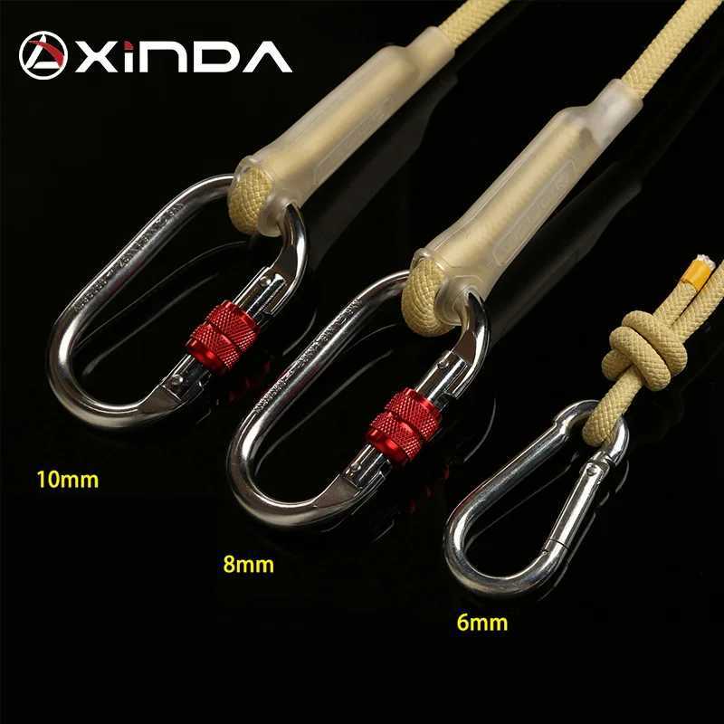 XINDA Escalada Paracord Climbing Outdoor Climbing Safety Rope 6 8 10mm Diameter High Strength Fireproof Equipment CL240926