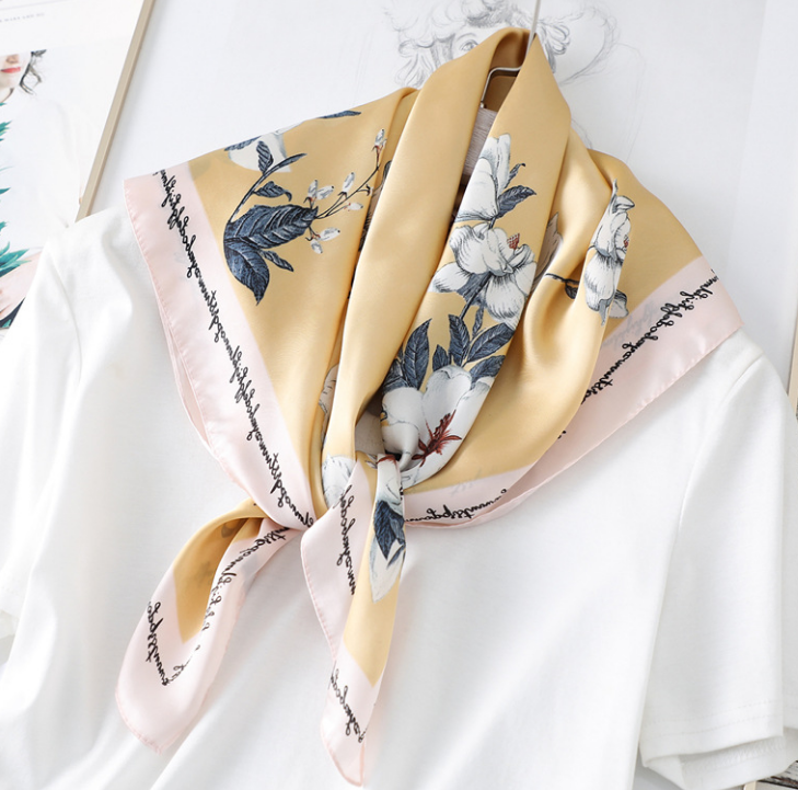 20style Scarf Silk Scarfs Head Scarf Designer Headband Shawl Character Letter Print Dot Neckerchiefs Designer Women Lightweight 70 X 70 Cm