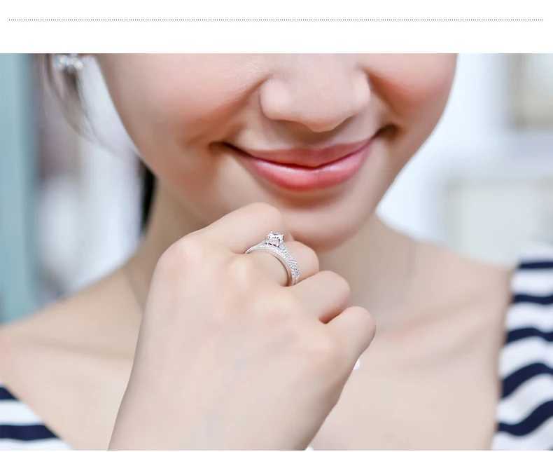 1 Pair Vintage Halo 925 Sterling Silver Wedding Ring Set For Women La Anniversary Gift Jewelry Bulk SellXJ250514