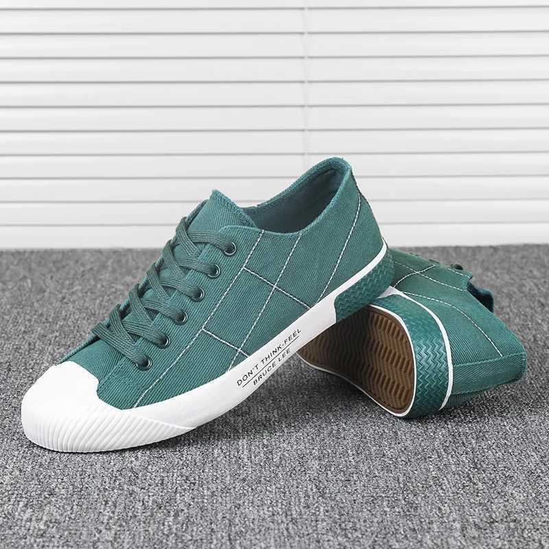 Fashion Breathable Casual Shoes Men Classic Lace-Up Mens Canvas Shoes Flat Sneakers Lightweight Vulcanized Shoes Man Espadrille M240925