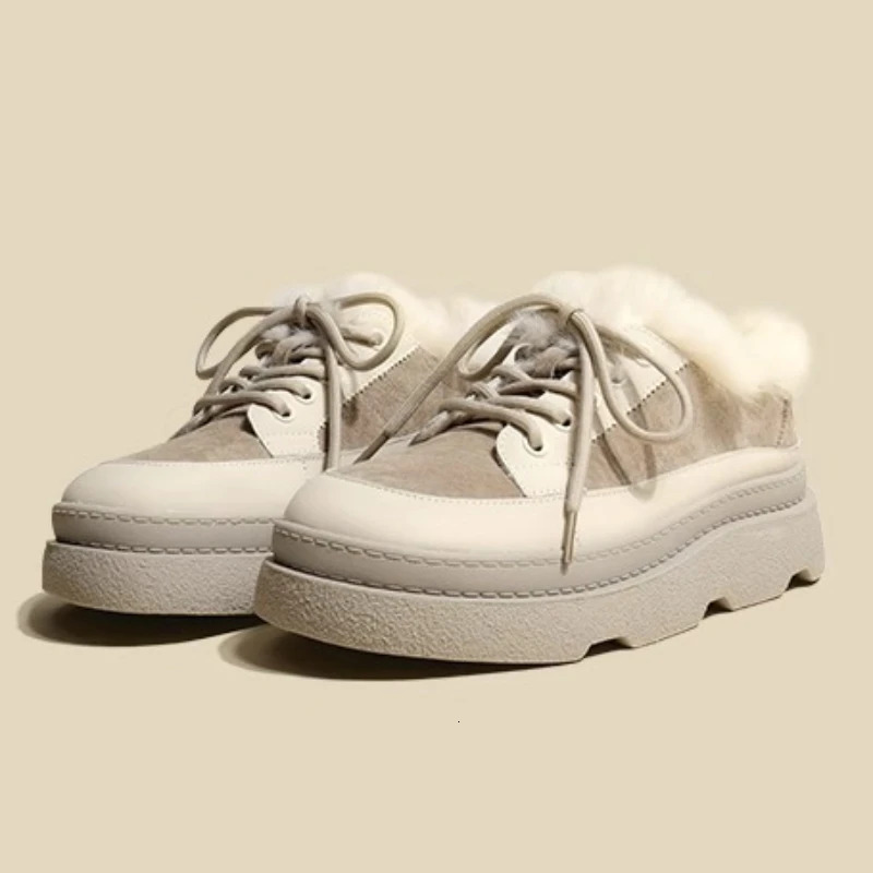 2024 Spring New Thick Soled Small White Retro Forrest Gump Leisure Sports Leather De Training Women's Shoes Free Shipping