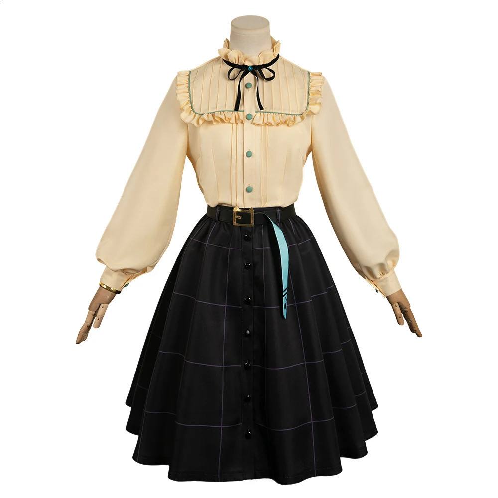 Manhattan Cafe Cosplay Beautiful Anime Derby Fantasy Costume Adult Womens Shirt Jacket Skiwear Halloween Carnival Party Set 240926