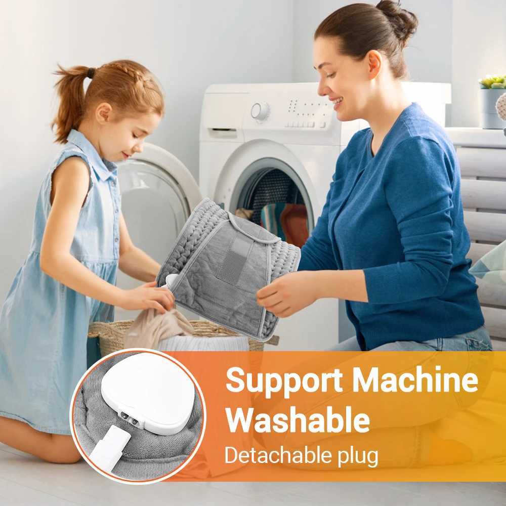 Space Heaters Electric pad back heating support blanket office home temperature control waist belt warm hands legs abdomen H240926