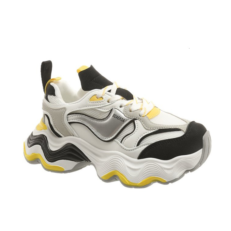 Ddmybear Design Wave Dad For Women 2024 New Versatile Thick Soled Increased Breathable Mesh Casual Sports Shoes Chinese Brand Shoes F926-67