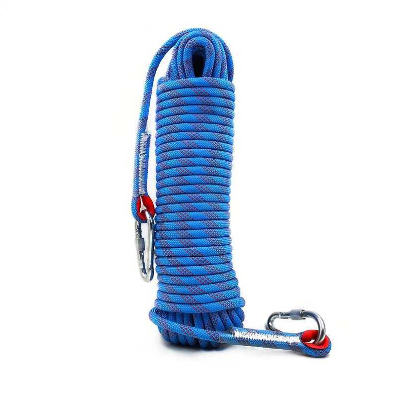 Climbing rope tree wall climbing equipment 10mm high-strength outdoor fire escape safety climbing rope climbing accessories CL240926
